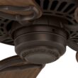 Casablanca Panama 54-in Brushed Cocoa with Walnut/Burnt Walnut Veneer Blades Ceiling Fan Light Kit Compatible and Wall Control Included 5 -Blade