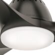 Casablanca Wisp 52-in Noble Bronze with Noble Bronze Blades LED Ceiling Fan With Light and Remote Control Included 3 -Blade