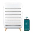 HOMEDICS Smart Wi-Fi Series with Air Quality Sensor 5 -Speed Ionic Smart Compatible White HOMEDICS Smart Wi-Fi Series with Air Quality Sensor 5 -Speed Ionic Smart Compatible White True HEPA and UV Air Purifier ENERGY STAR Certified (Covers: 553-sq ft )