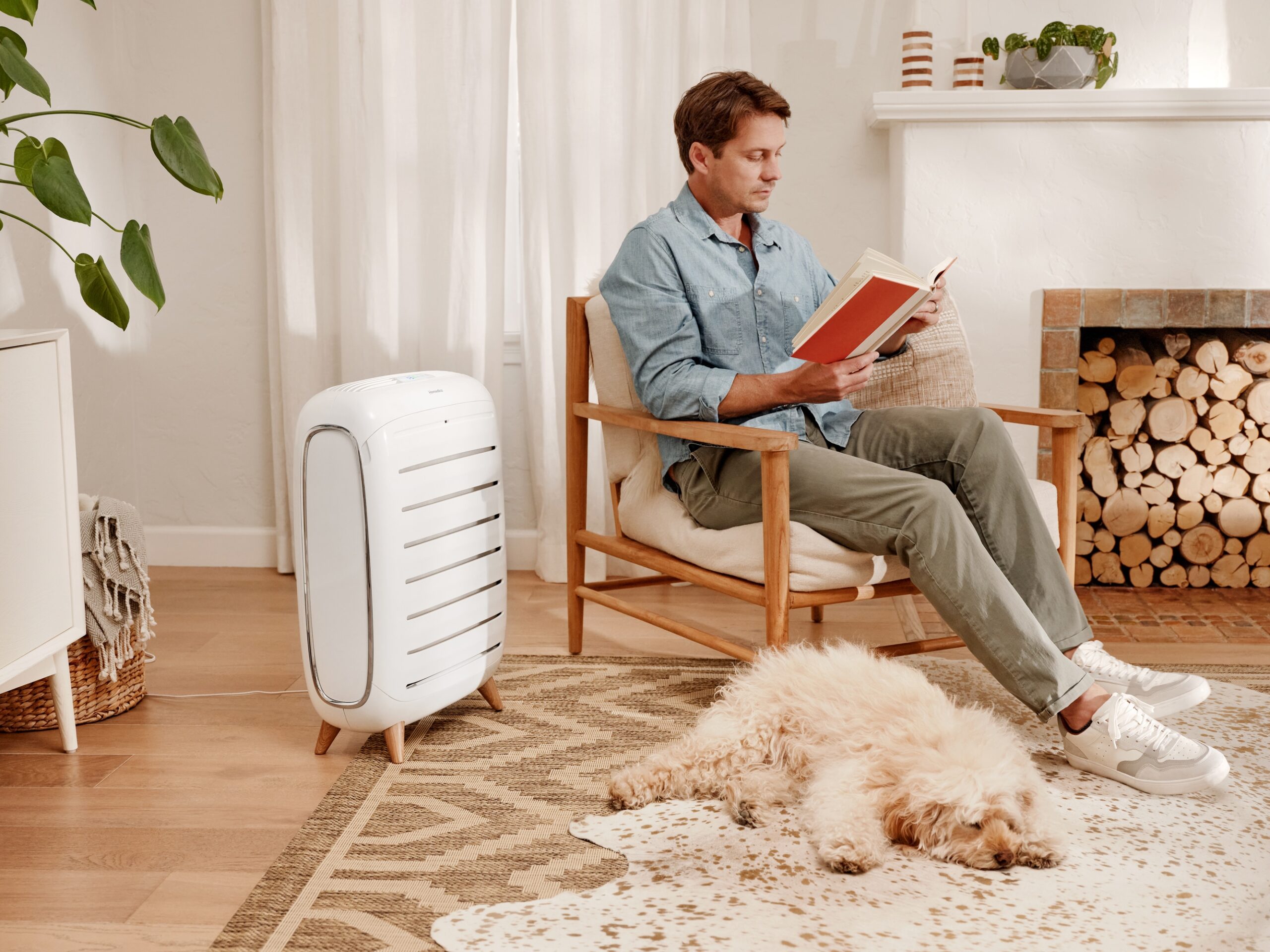 HOMEDICS Smart Wi-Fi Series with Air Quality Sensor 5 -Speed Ionic Smart Compatible White HOMEDICS Smart Wi-Fi Series with Air Quality Sensor 5 -Speed Ionic Smart Compatible White True HEPA and UV Air Purifier ENERGY STAR Certified (Covers: 553-sq ft )
