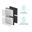 HOMEDICS Smart Wi-Fi Series with Air Quality Sensor 5 -Speed Ionic Smart Compatible White HOMEDICS Smart Wi-Fi Series with Air Quality Sensor 5 -Speed Ionic Smart Compatible White True HEPA and UV Air Purifier ENERGY STAR Certified (Covers: 553-sq ft )