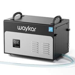 waykar CPG 130 -Pint Large Room Dehumidifier For Basements , Bathrooms , with Built-In Pump Black