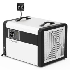 KESNOS AKE 158 -Pint Large Room Dehumidifier For Basements , Bathrooms , with Built-In Pump White