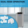 Whynter ARC-122DS 12000 BTU (7000 BTU SACC) Elite Dual Hose Portable Air Conditioner