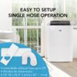 Whynter ARC-1050XPH 13500 BTU (ASHRAE) 10000 BTU (SACC) MultiCool Smart Wi-Fi enabled Portable Air Conditioner with Built-in Dehumidifier and Heating Function