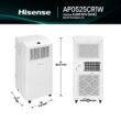 Hisense 5000 BTU DOE 115-Volt Vented Small Room Portable Air Conditioner Remote Included
