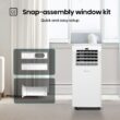 Hisense 5000 BTU DOE 115-Volt Vented Small Room Portable Air Conditioner Remote Included