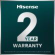 Hisense Tower Inverter 8000 BTU DOE 115-Volt Vented Medium Room Smart Portable Air Conditioner with Heater, Remote Included