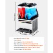 VEVOR 2 x 15 L 1000 W 110 V Slush drink machine ( Food-grade 304 SUS )