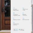 Lockly PGD628WMB Secure Pro Latch Matte Black Smart Wi-Fi and Bluetooth Touchscreen Keypad Electronic Handle Lock Lockly PGD628WMB Secure Pro Latch Matte Black Smart Wi-Fi and Bluetooth Touchscreen Keypad Electronic Handle Lock