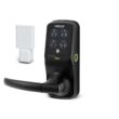 Lockly PGD628WMB Secure Pro Latch Matte Black Smart Wi-Fi and Bluetooth Touchscreen Keypad Electronic Handle Lock Lockly PGD628WMB Secure Pro Latch Matte Black Smart Wi-Fi and Bluetooth Touchscreen Keypad Electronic Handle Lock