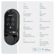 Lockly Vision Video Doorbell Smart Locks Matte Black Smart Wi-Fi and Bluetooth Touchscreen Keypad Electronic Deadbolt Lock