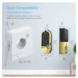 Lockly Vision Video Doorbell Smart Locks Brushed Gold Smart Wi-Fi and Bluetooth Touchscreen Keypad Electronic Deadbolt Lock