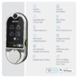 Lockly Vision Video Doorbell Smart Locks Satin Nickel Smart Wi-Fi and Bluetooth Touchscreen Keypad Electronic Deadbolt Lock