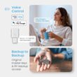 Lockly Secure Plus Latch Bluetooth Smart Locks Matte Black Smart Wi-Fi and Bluetooth Touchscreen Keypad Electronic Handle Lock