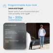 Lockly Secure Plus Deadbolt Bluetooth Smart Locks Matte Black Smart Wi-Fi and Bluetooth Touchscreen Keypad Electronic Deadbolt Lock