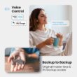 Lockly Vision Elite Video Doorbell Smart Locks Satin Nickel Smart Wi-Fi and Bluetooth Touchscreen Keypad Electronic Deadbolt Lock
