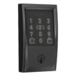 Schlage Encode Plus Century Matte Black Smart Wi-Fi and Bluetooth Touchscreen Keypad Electronic Deadbolt Lock