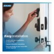 Schlage Encode Plus Century Satin Nickel Smart Wi-Fi and Bluetooth Touchscreen Keypad Electronic Deadbolt Lock