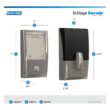 Schlage Encode Customizable Keying Century Satin Nickel Smart Wi-Fi and Bluetooth Touchscreen Keypad Electronic Deadbolt Lock