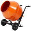 Tatayosi 5CUFT-150L horizontal portable cement mixer Wheel Barrow Portable Cement Concrete Mixer 110V-60HZ orange color CSA Certificated
