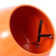 Tatayosi Orange 370-Watt Portable Electric Concrete Mixer Cement Mixing Barrow Machine Mixing Mortar with Wheel