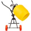 Tatayosi 3.5 CUFT-100L Portable Electric Poly Drum Concrete Mixer Heavy Duty Power Cement Mixing Machine for Mortar Stucco and Fodder