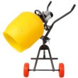 Tatayosi 3.5 CUFT-100L Portable Electric Poly Drum Concrete Mixer Heavy Duty Power Cement Mixing Machine for Mortar Stucco and Fodder