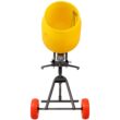 Tatayosi 3.5 CUFT-100L Portable Electric Poly Drum Concrete Mixer Heavy Duty Power Cement Mixing Machine for Mortar Stucco and Fodder
