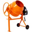 Tatayosi 5 Cu ft Orange Electric Portable Power Cement Concrete Mixer Machine for Mortar Stucco and Fodder
