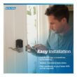Schlage Encode Lever Camelot-Accent Aged Bronze Smart Wi-Fi and Bluetooth Touchscreen Keypad Electronic Handle Lock