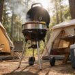 NAPOLEON PRO18 Leg Model 17.5-in W Black/Porcelain Kettle Charcoal Grill