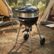 NAPOLEON PRO18 Leg Model 17.5-in W Black/Porcelain Kettle Charcoal Grill