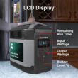 Cummins Portable Powerful Quiet 1000 -Watts Portable Power Station (Battery Included and Charger Not Included)
