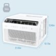 Keystone Inverter Medium Room Window Air Conditioner , Remote Included ( 115-Volt , 10000-BTU )