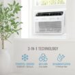 Keystone Inverter Medium Room Window Air Conditioner , Remote Included ( 115-Volt , 10000-BTU )