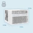 Keystone Inverter Large Room Window Air Conditioner , Remote Included ( 115-Volt , 12000-BTU )