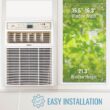 Keystone Medium Room Window Air Conditioner , ( 115-Volt , 8000-BTU )