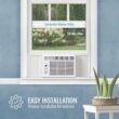 Keystone Large Room Window Air Conditioner with Heater, Remote Included ( 230-Volt , 12000-BTU )