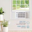 Keystone Large Room Window Air Conditioner with Heater, Remote Included ( 230-Volt , 12000-BTU )