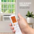 Keystone Inverter Medium Room Window Air Conditioner with Heater, Remote Included ( 115-Volt , 8000-BTU )