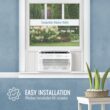 Keystone Inverter Medium Room Window Air Conditioner with Heater, Remote Included ( 115-Volt , 8000-BTU )