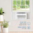 Keystone Inverter Medium Room Window Air Conditioner with Heater, Remote Included ( 115-Volt , 8000-BTU )