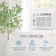 Keystone Medium Room Window Air Conditioner , Remote Included ( 115-Volt , 10000-BTU )
