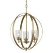Kichler Winslow 3 -Light Polished Gold Seeded glass Steel Chandelier