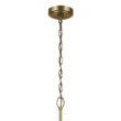 Kichler Winslow 3 -Light Polished Gold Seeded glass Steel Chandelier