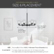 Kichler Barrington 9 -Light Distressed Black Seeded glass Metal Chandelier