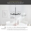 Kichler Hendrik 3 -Light Nickel Etched glass Metal Chandelier