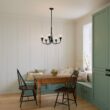 Kichler Melis 5 -Light Brushed Black Clear glass Steel Chandelier