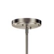 Kichler Winslow 8 -Light Brushed Nickel Seeded glass Metal Chandelier
